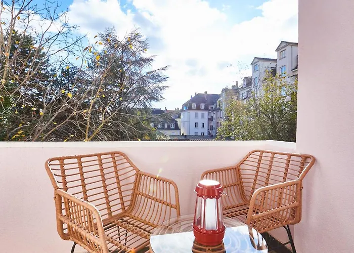 Be-3d - Joli 3 Pieces Equipe Pour 1-4 Pers Au 3eme Etage Au Centre De Apartment Mulhouse