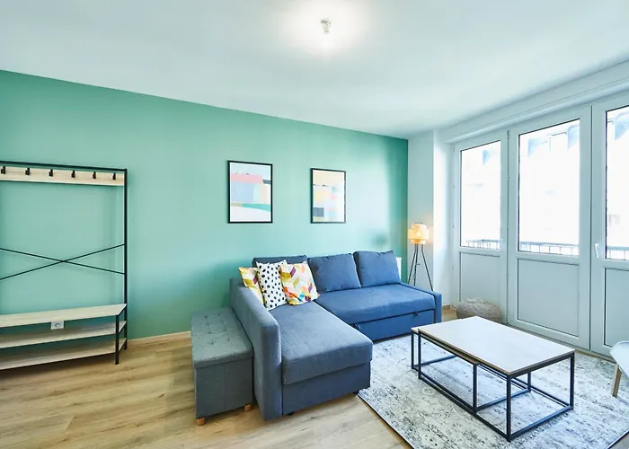 Be-3d - Joli 3 Pieces Equipe Pour 1-4 Pers Au 3eme Etage Au Centre De Apartment